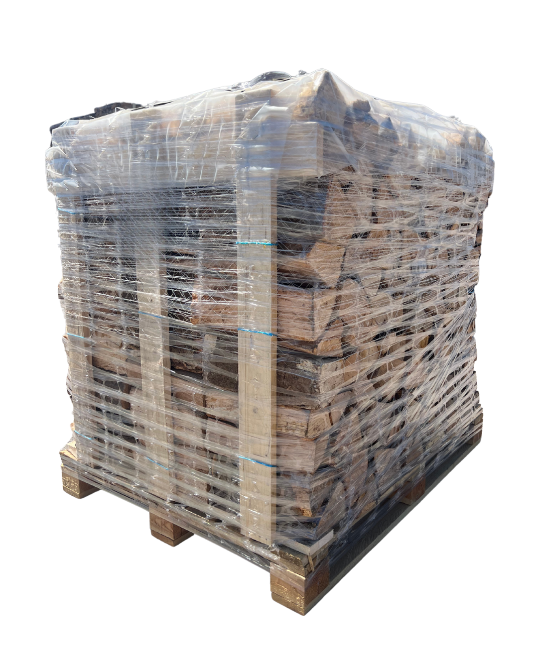 Palette de 2 stères de bois de chauffage 33cm - sec séchoirs - prêt à l'emploi - mélange chêne, charme, frêne, hêtre
