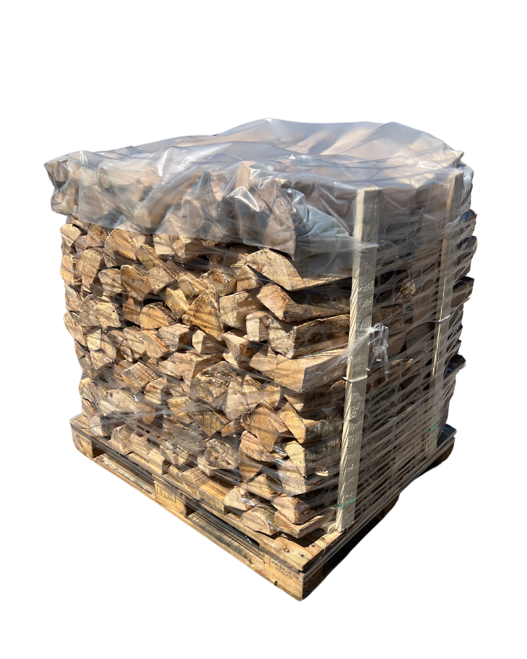 Palette de 1,5 stère de bois de chauffage 50cm - sec séchoirs - prêt à l'emploi - mélange chêne, charme, frêne, hêtre