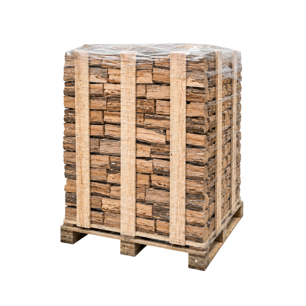 Palette de 1,5 stères – Bois de chauffage 50 cm – Sec séchoir